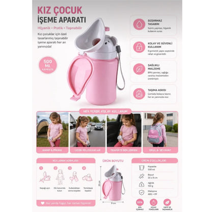 Çocuk Bebek Pisuvar İşeme Şişesi