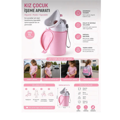 Çocuk Bebek Pisuvar İşeme Şişesi